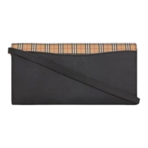 BURBERRY LEATHER CLUTCH BAG - COLOR BLACK - Picture 4 of 17